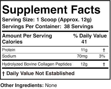 Soluble Organic Collagen Peptides facts