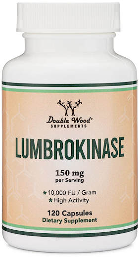 Double Wood Lumbrokinase bottle