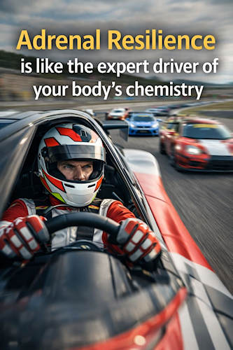 adrenal glands are the driver of your body's chemistry