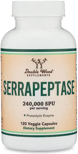 Double Wood Serrapeptase bottle
