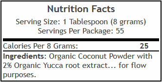 young coconut milk powder