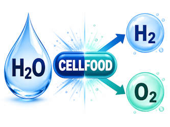 water splitting action of cellfood