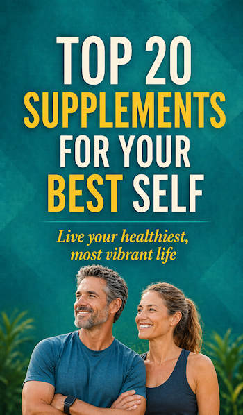 top 20 supplements for your best self