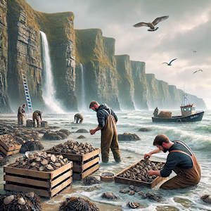 oyster harvesting