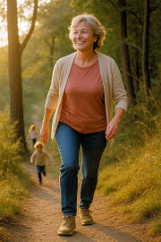 hiking with comfortable joints