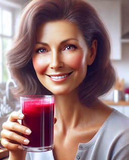 Drinking Beet Root Juice